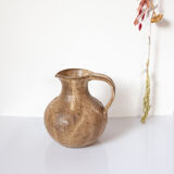 Signed jug pitcher in gres