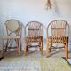 Vintage bistro chairs rattan Hardy house
