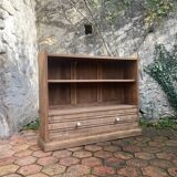 Antique furniture - solid oak shelf