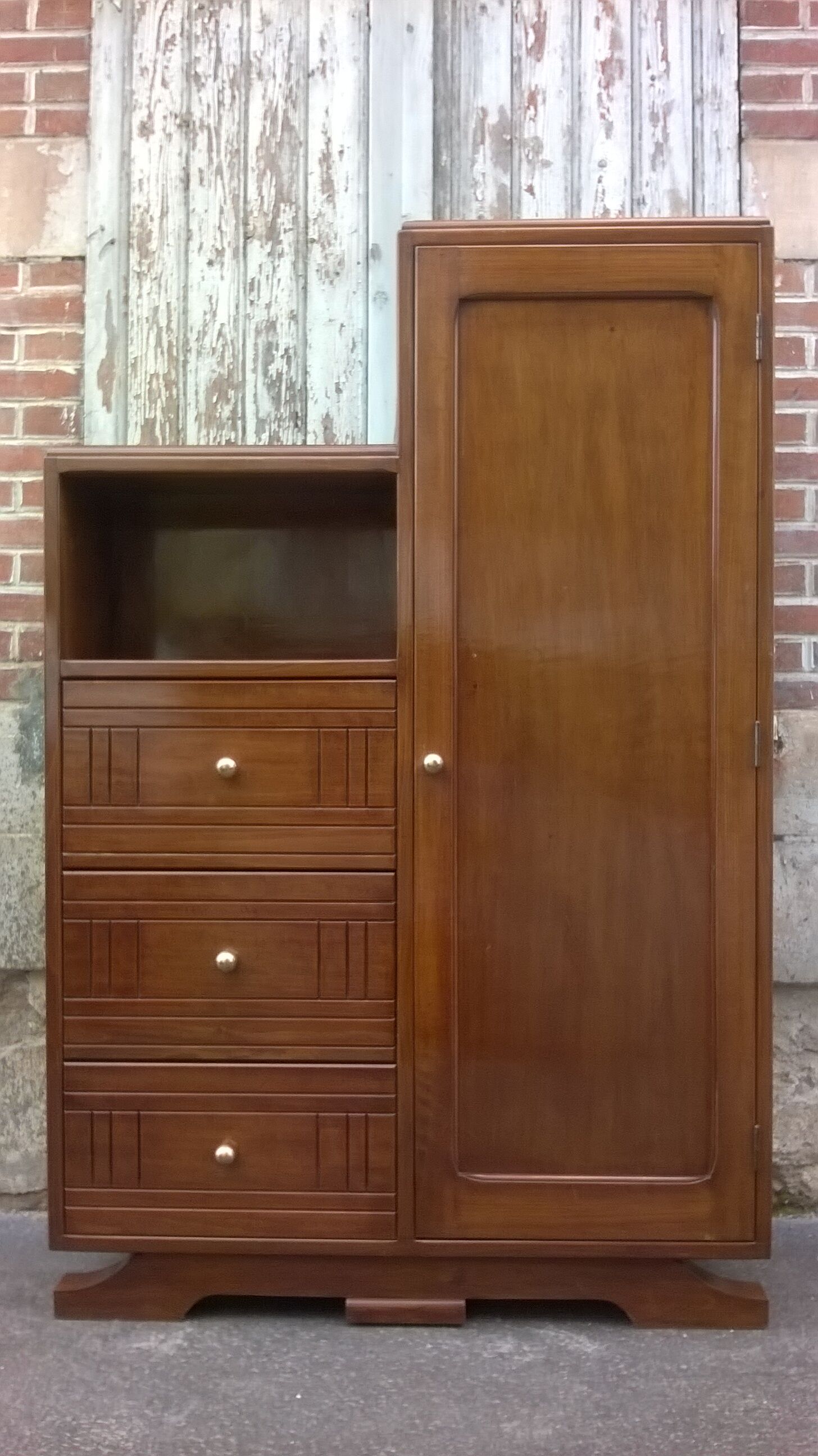Armoire commode asymétrique art déco