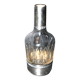 1900 crystal liqueur carafe with water leaf cut + Minerva silver mount