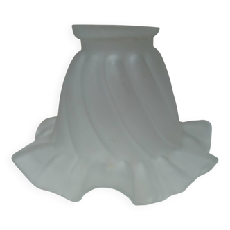 Vintage molded glass tulip