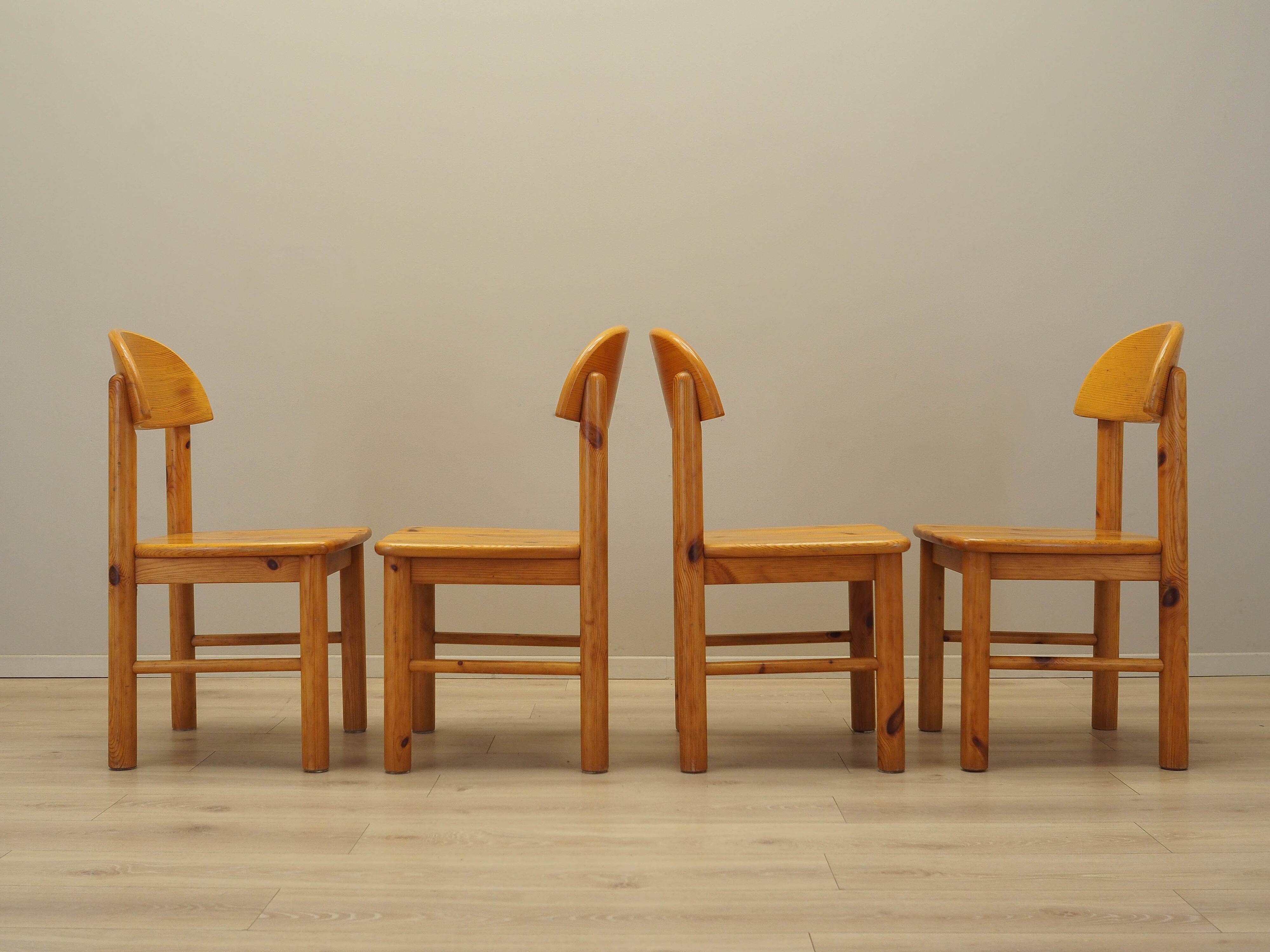 Set of four chairs, Scandinavian design, 1960s, designer: Rainer Daumiller,