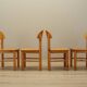 Set of four chairs, Scandinavian design, 1960s, designer: Rainer Daumiller,