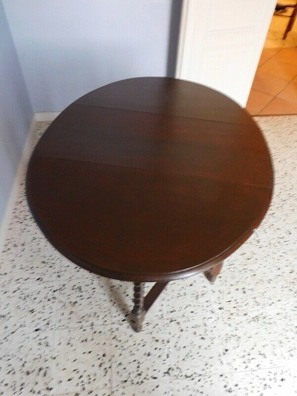 Table anglaise à abattants en chêne