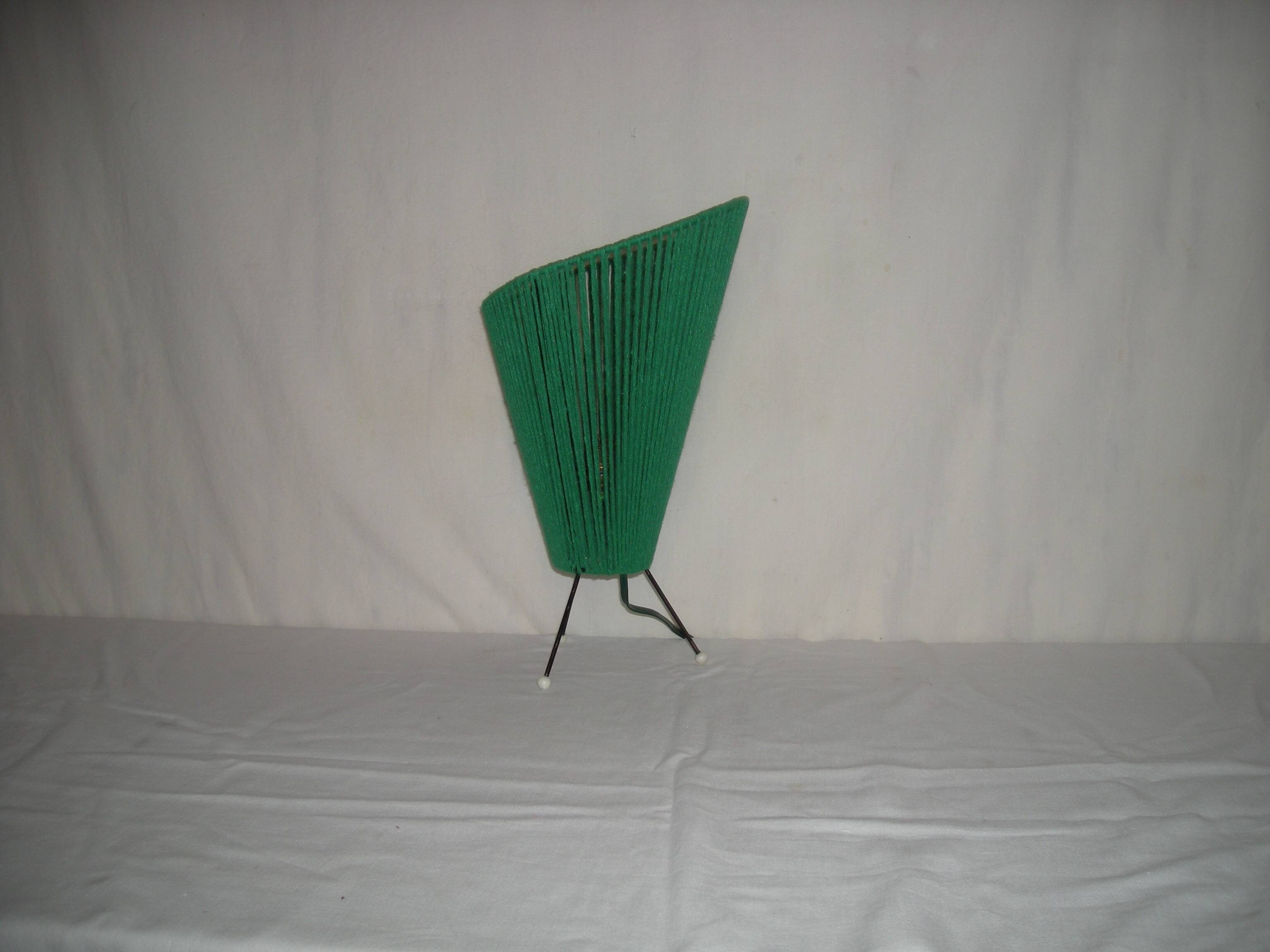 Conical tripod lamp from the 1950s