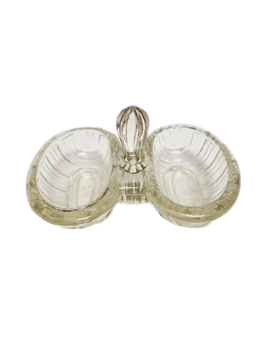 Art Nouveau salt and pepper holder by HSG Ząbkowice, Poland, 1920s