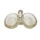 Art Nouveau salt and pepper holder by HSG Ząbkowice, Poland, 1920s