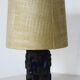 Table lamp "Climbing Women", partially glazed stoneware, by Sys M