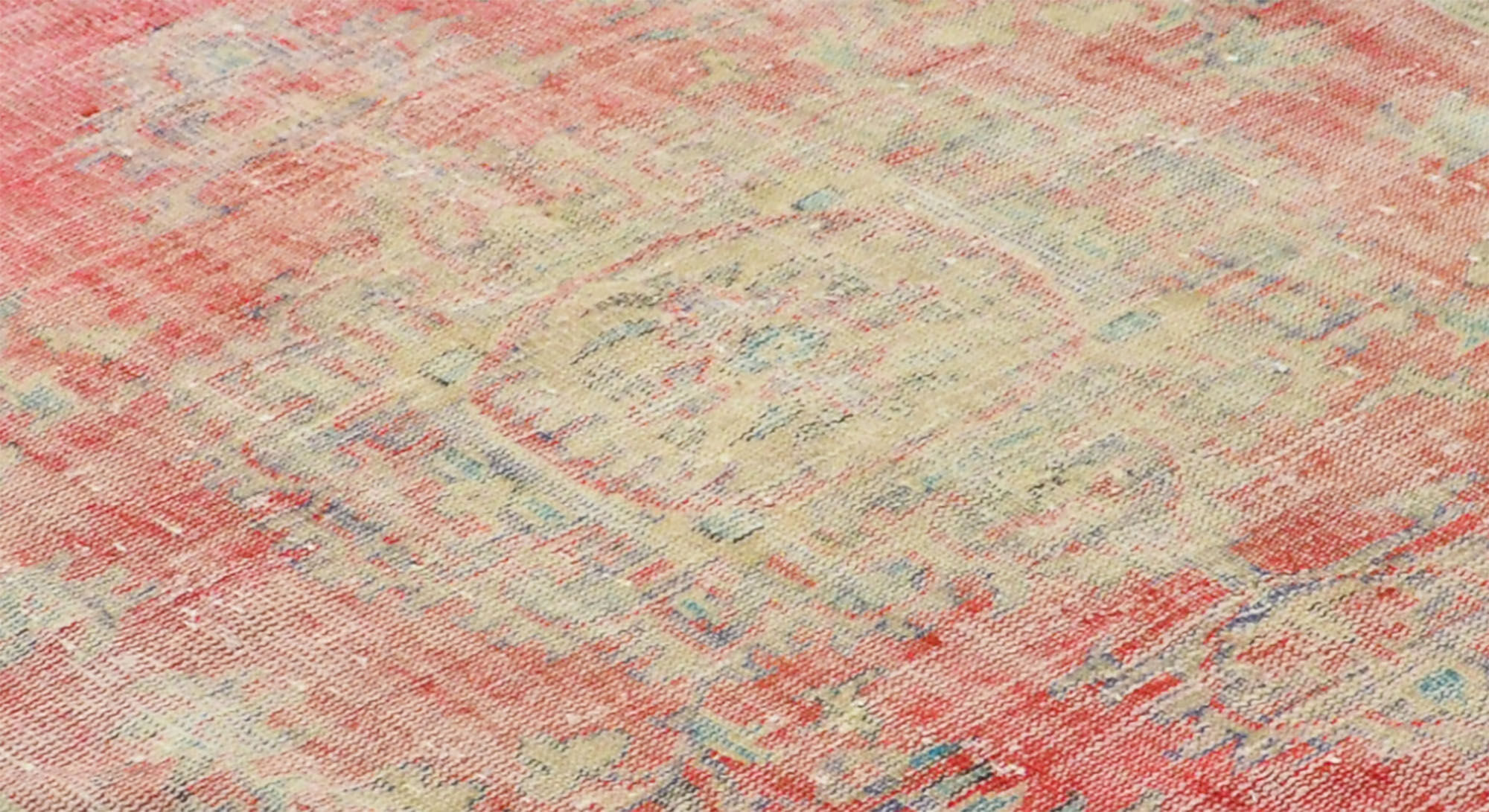 Anatolian handmade vintage rug 266 cm x 176 cm