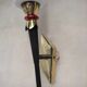 Applique torchère avec opaline