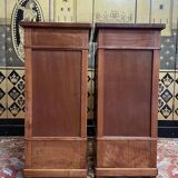 Pair of Art Deco bedside tables in the Louis Philippe style