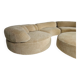 Modular 'Landscape' canapé in beige chenille by Hans Hopfer for Roche Bobois, 1970