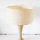 Vintage stone lamp reconstituted 1970