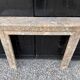 Louis XVI style fireplace in grey Ardennes marble, circa 1900.