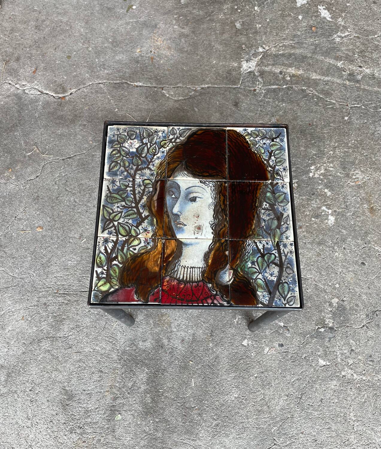 Vintage ceramic coffee table