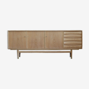 Enfilade Sven Andersen en chêne scandinavian modern années 1950