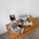 Set 4 vases en fonte d’aluminium