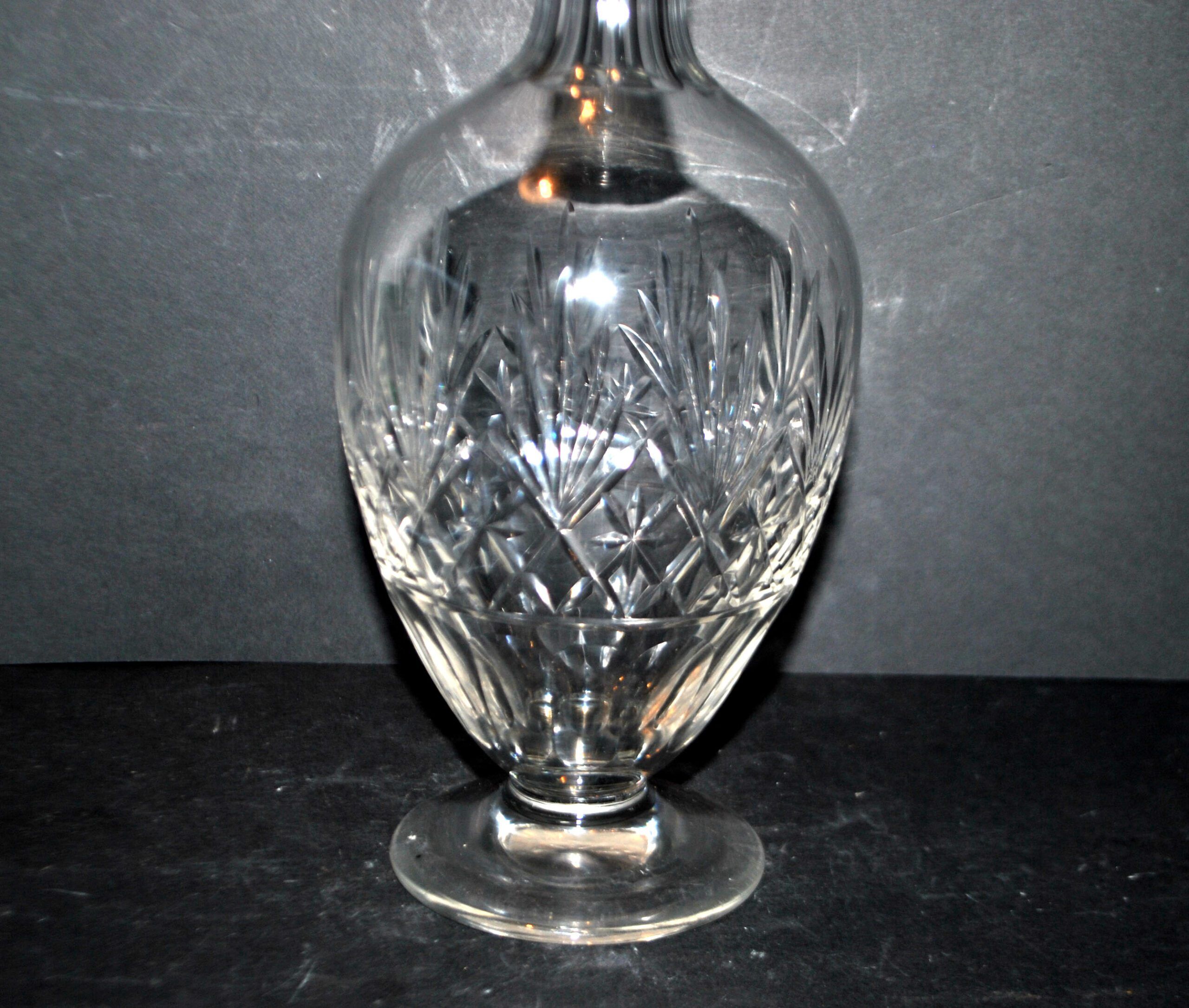 Massenet wine carafe in Saint-Louis cut crystal size 4147 H35