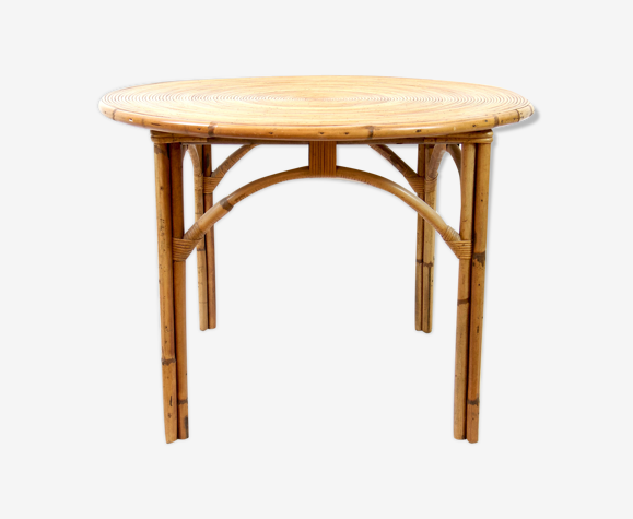 Table à manger en bambou 1950