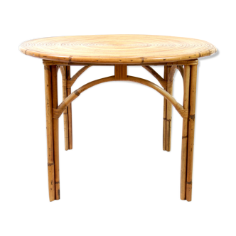 Bamboo dining table 1950
