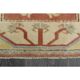 1970s Vintage Turkish Handmade Wool & Cotton Orange Runner Rug 69X196