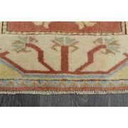 1970s Vintage Turkish Handmade Wool & Cotton Orange Runner Rug 69X196