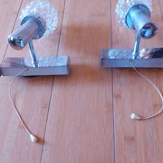 Pair of vintage 70's wall lights