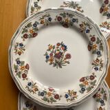 Glen - set of 6 flat plates gien moustiers