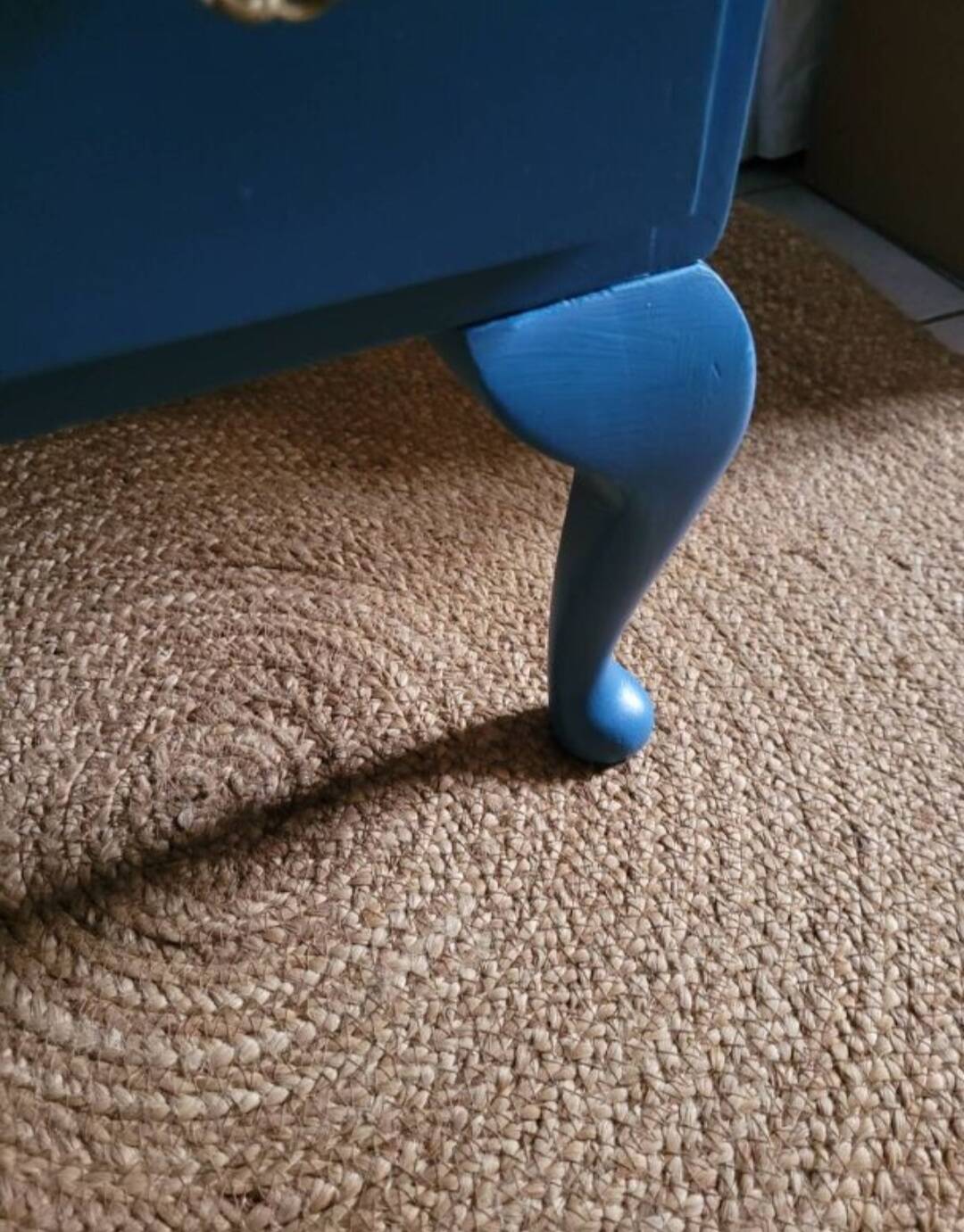 Blue chest of drawers