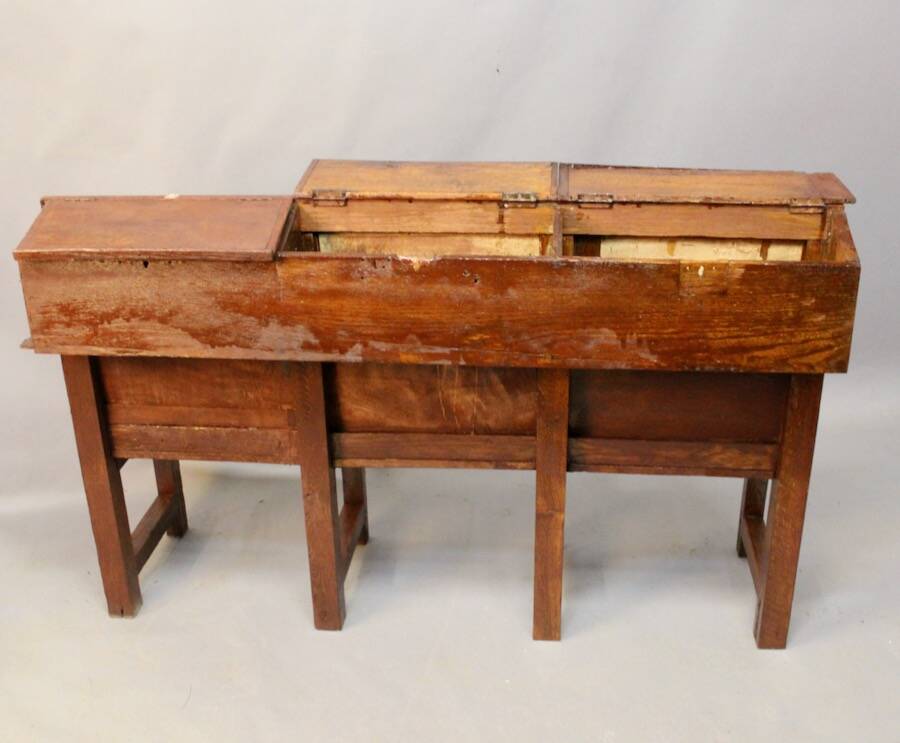 3 Seater Oak Church Bench
