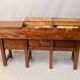 3 Seater Oak Church Bench
