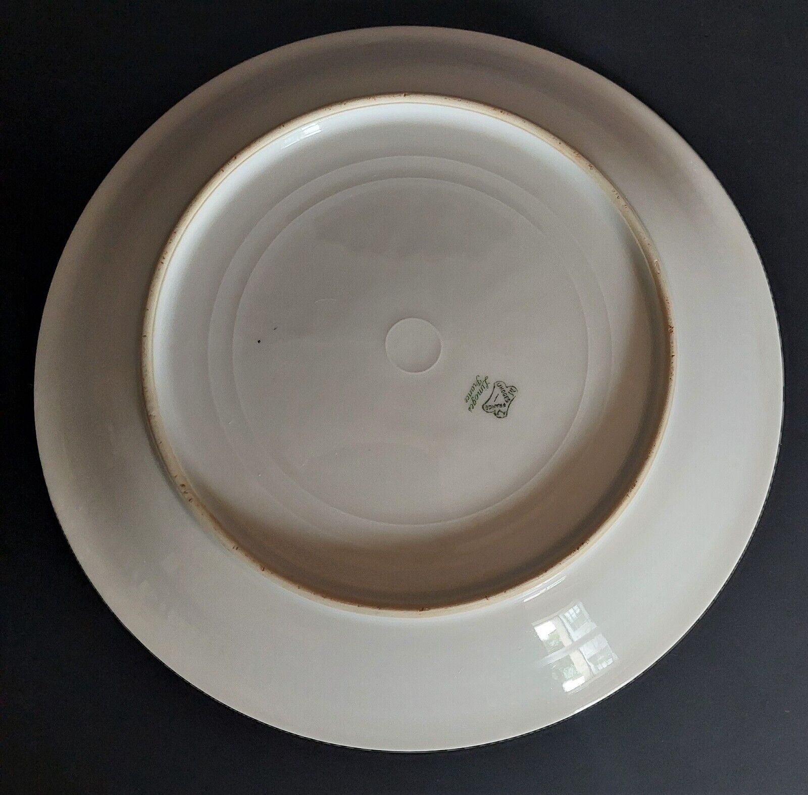 Round serving dish porcelain Limoges Michelaud Lucien 1908