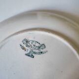 Polychrome iron earthenware saucer