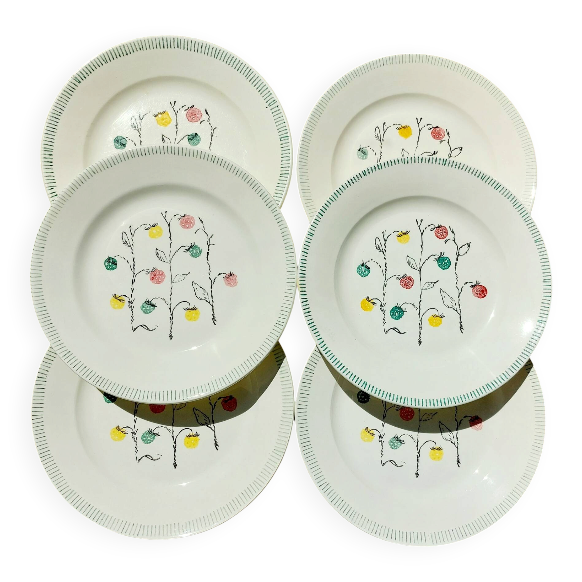 Vintage dinner plates