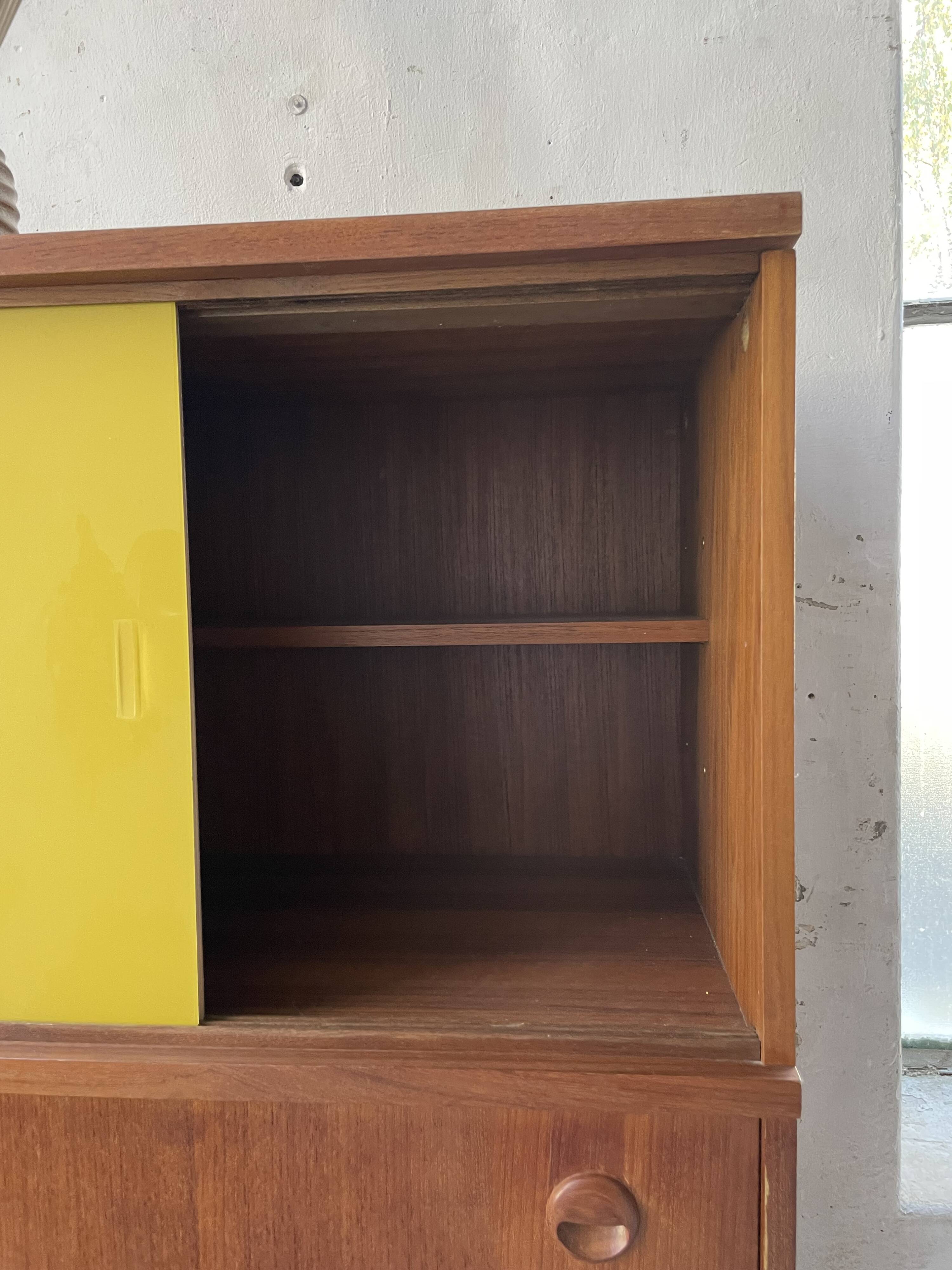 Modernist teak secretary desk, 1950s