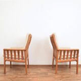 Fauteuils Mid-Century en Teck, Danemark, 1970s, Set de 2