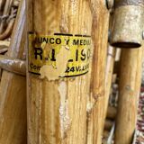 Rattan and Bamboo Folding Armchairs Valencia Spain 60'S