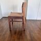 Set of 4 vintage solid wood chairs