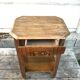 Ancienne table d’appointart deco bois vintage