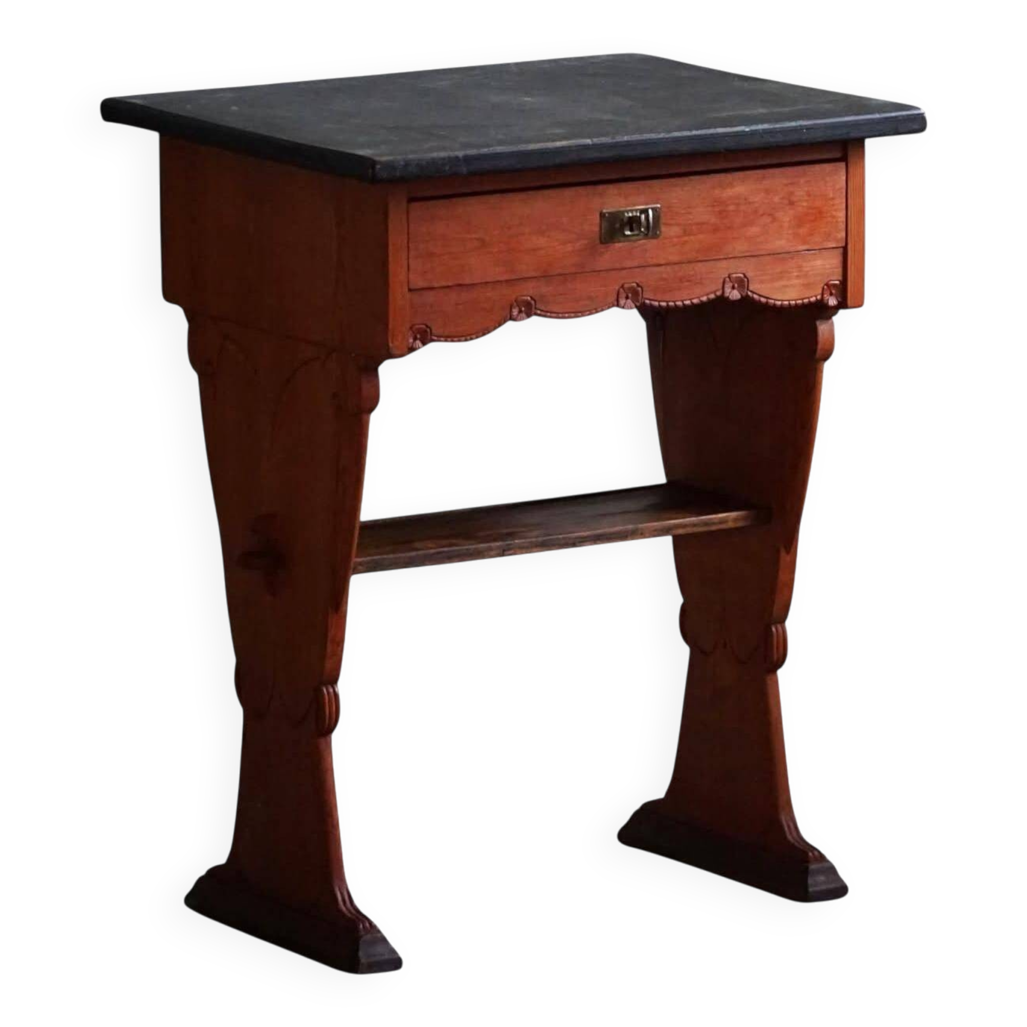 Swedish Gustavian 19th-century bureau / side table, handcrafted and antique