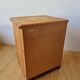 Vintage wooden bedside table.