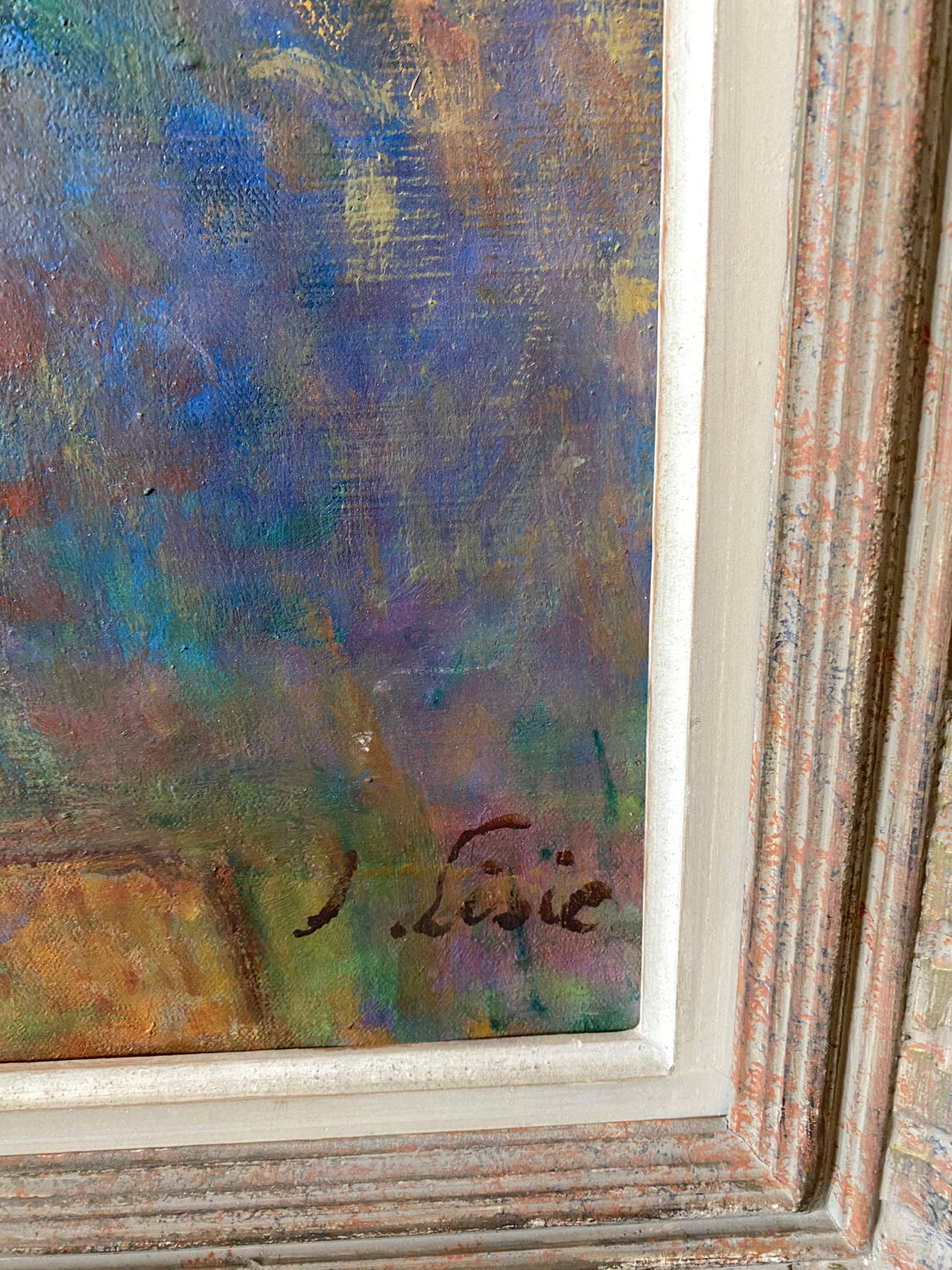 Bouquet of flowers signed Lisie (1892-1983)