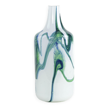 Vase en verre, design danois, années 1970, fabriqué au Danemark