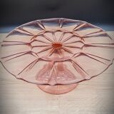 Dish cake or pie on foot