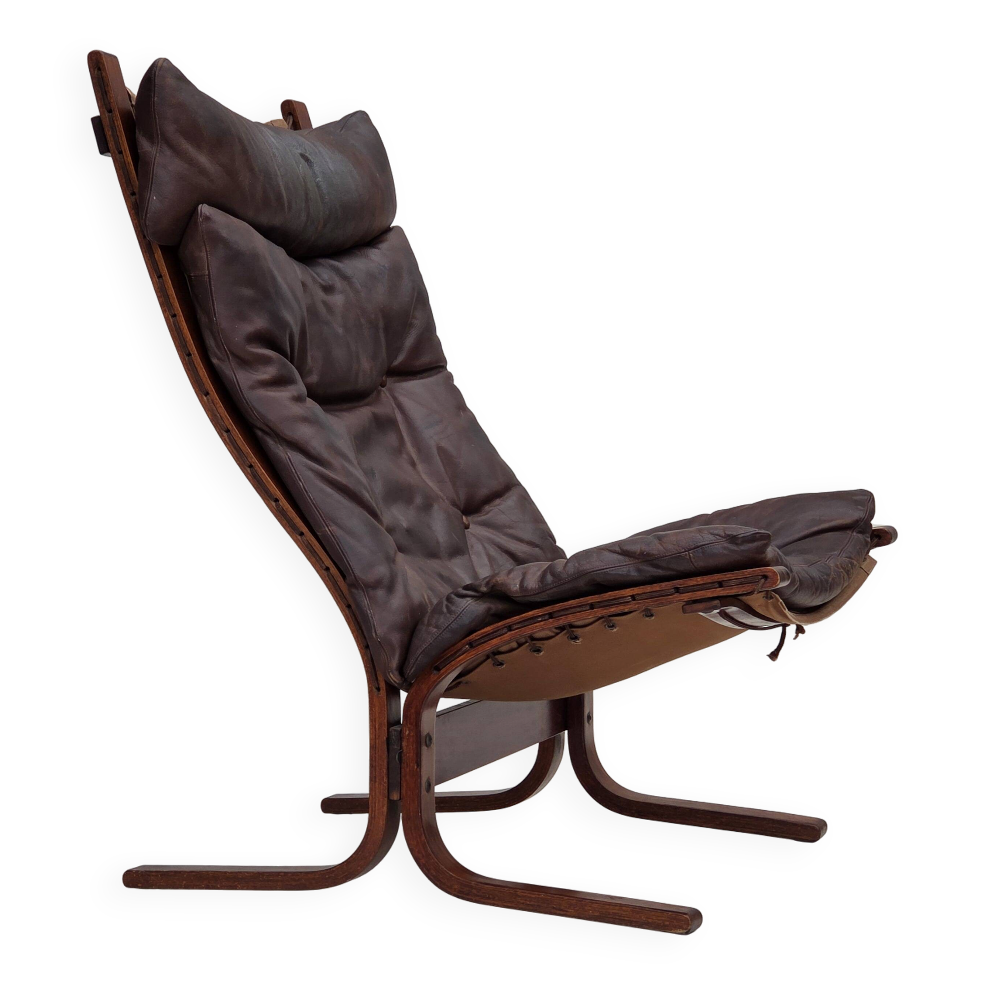 1970s, Norwegian design by Sigurd Ressel. Armchair model "Falcon".