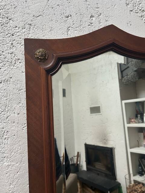 Large beveled mirror