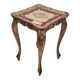 Table d'appoint en bois doré florentin italien du milieu du siècle avec peinture à la main F