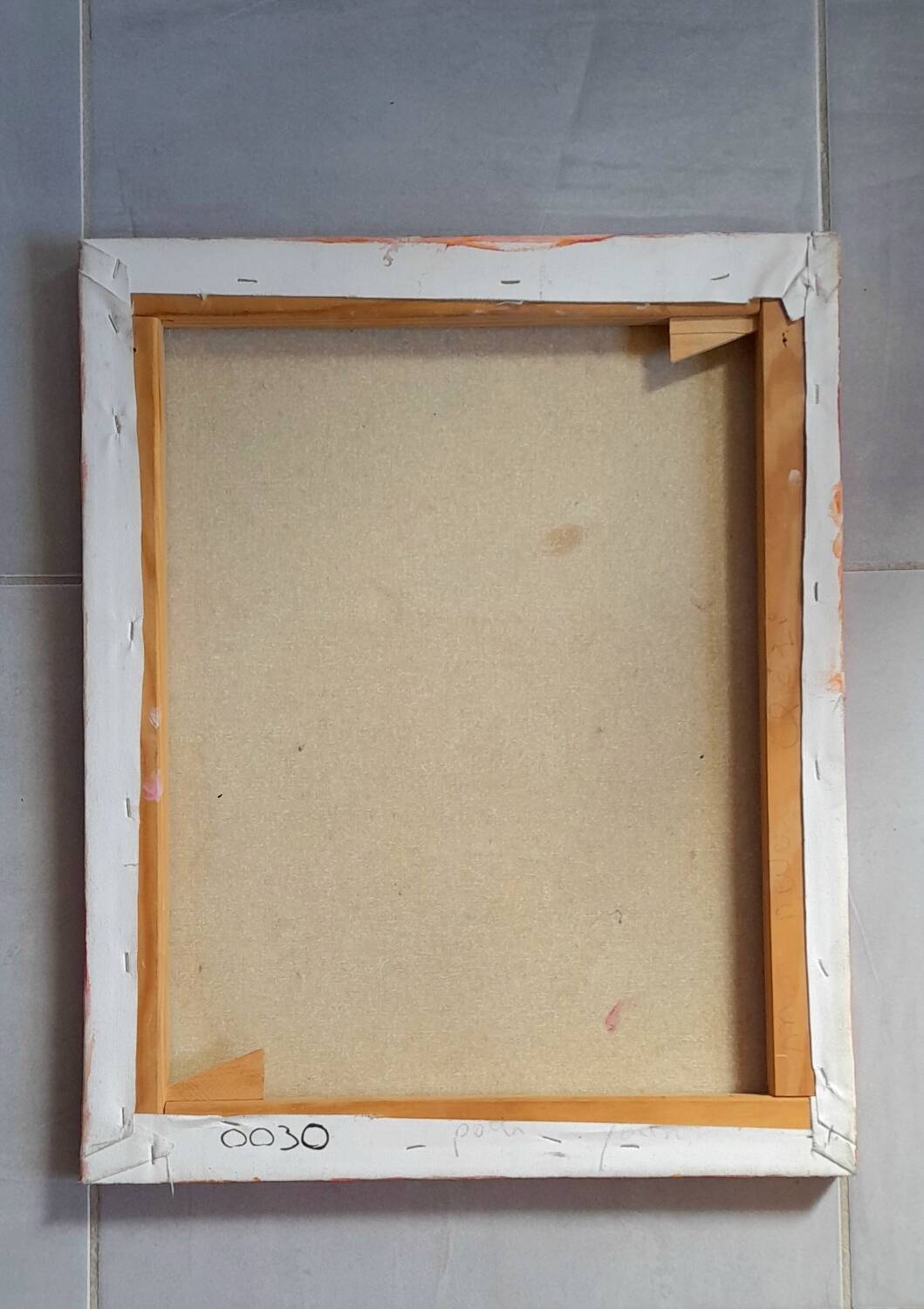 Acrylic on canvas trumpeter A.Ferraris