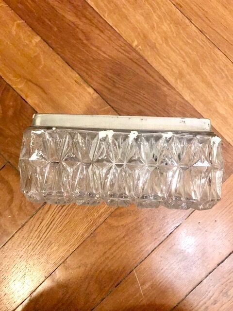 Chiseled glass ceiling light